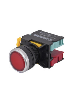 ВК22-EA45-65У1, красный, 1НО+1НЗ, цилиндр, d22мм, IP65  (ЭТ)